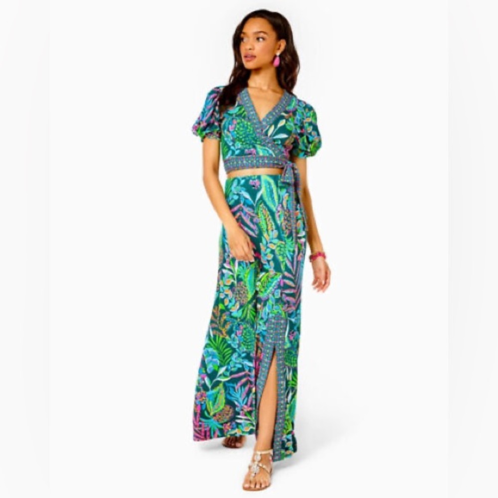 NWT Lilly Pulitzer Sailynn Maxi Set